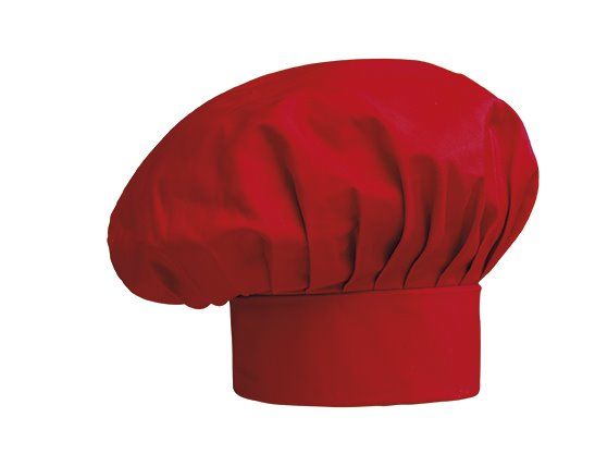 Cappello da cuoco PRONTA CONSEGNA RED